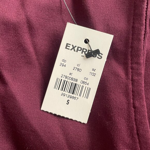 Express Wrap Dress in Plum - Picture 4 of 4